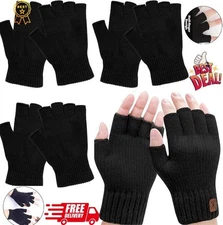 fingerless gloves mens womens|4 Pairs