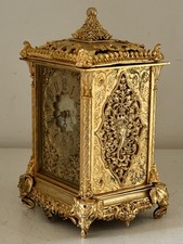 Large Late 19th Century French Ormolu carriage clock In Mint Condition