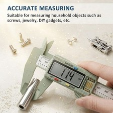 6" 150mm Digital Caliper Micrometer LCD Gauge Vernier Electronic Measuring Tool