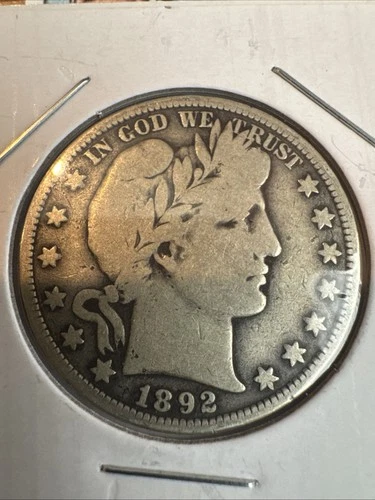 1892-O Barber Half Dollar, VG. (13723) Key Date