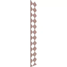 Marrakesh 94 In. H X 0.375 In. W Slatwall Panels in Walnut 12-Pack