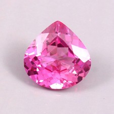 25.90 Ct Natural Ceylon Pink Sapphire Faceted Pear Cut Certified Loose Gemstone