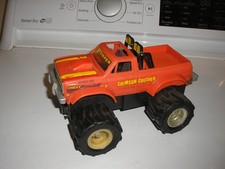 Vintage 1980s Schaper XL Stomper Crimson Crusher 4x4 Chevy Monster Truck WORKS