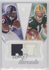 2008 SP Rookie Threads Dual RT Pattern /99 Brian Brohm Steve Slaton #DT-BS a7t