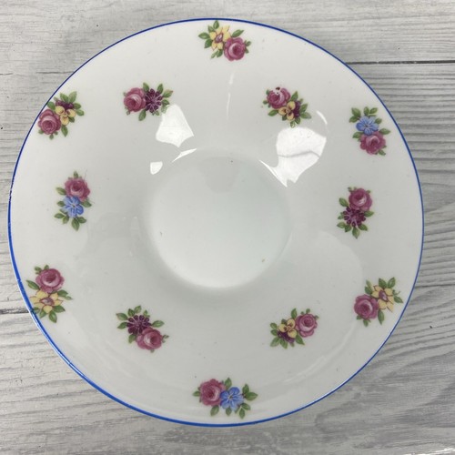 Colclough Vintage White Bone China Blue And Pink Floral 17 Piece Tea Set PK - Picture 13 of 24