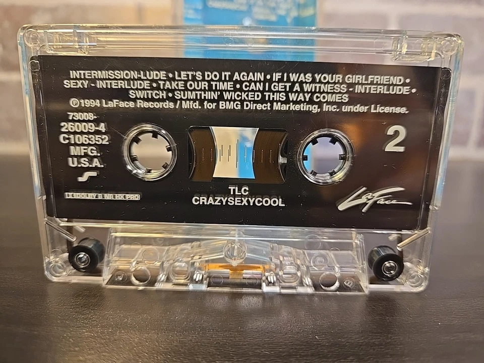 TLC CrazySexyCool Cassette Tape (1994) R&B Hip Hop LaFace Crazy Sexy Cool - Image 4 of 4