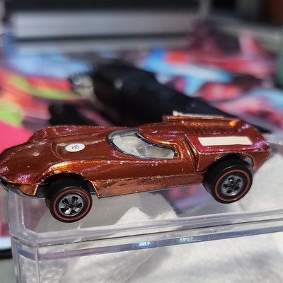 Hot Wheels Redline Turbofire 1968 Orange. Very Good Shape. Original Stickers