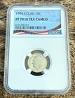1994-S Roosevelt Dime ~ NGC PF70 ~ Ultra Cameo ~ Perfect Proof ~ Clad 10C Coin