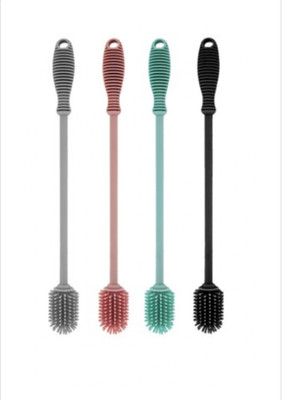 Krumbs Kitchen Essentials Silicone Dishwasher Safe Bottle Brush