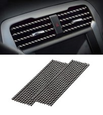 Car AC Vent Trim Strips, 20PCS Carbon Fiber Waterproof Bendable Air Outlet Decor