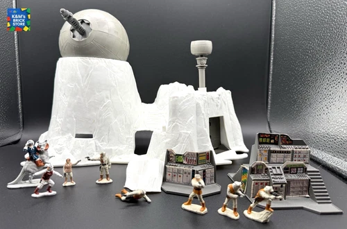 Star Wars Micro Collection 1982 Kenner Hoth Ion Cannon Playset 100% Complete