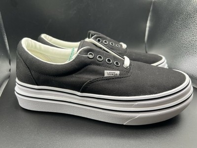 Vans ComfyCush Era Platform Sneakers Black/True White Size Men 8/Women 9.5 Shoes