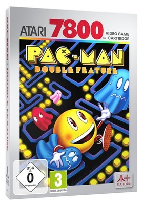 PAC MAN Dual Function Cartridge Atari 2600 7800 Retro Video Games Compatible
