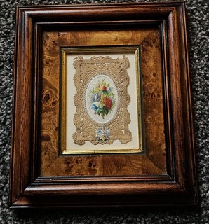 antique beautifully framed greeting