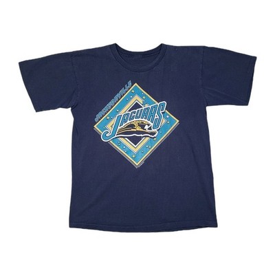 Vintage 1993 Jacksonville Jaguars Banned Logo T Shirt XL RARE NAVY BLUE COLORWAY