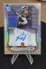 2026 Bowman Chrome Jhonny Level Auto #BMA-JLE Mojo Auto Giants Prospect