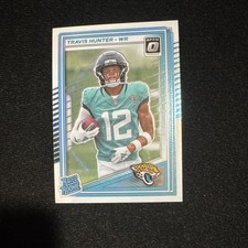 Panini 2025 Donruss Optic Travis Hunter Jaguars Rated Rookie #201 Football Card