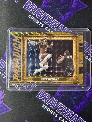 2025 Topps Chrome WWE Trick Williams Paradign Gold Geometric #27/50