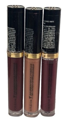 3 Black Radiance Perfect Tone Matte Lip Crème 5404 Smokin 5403 Toast 5411 Sugar