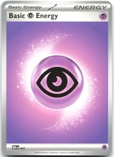Basic Psychic Energy 005 SVE: Scarlet & Violet Energies SVE NM Pokemon Card TCG