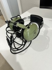 David Clark H10-40 Aviation Pilot Headset Dual GA Plugs- Tested