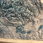 VTG 1971 Idaho In 3D Raised Relief Map Kistler Graphics 18x26 NOS — photo 8
