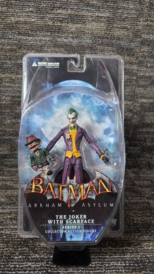 DC Direct Batman: Arkham Asylum Series 1 JOKER WITH SCARFACE Action Figure NIB