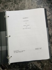 HALLOWEEN 4 - Early Draft/Unproduced Movie Script. RARE Michael Myers Prop | eBay US