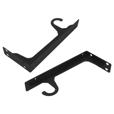 2 Pcs Schlafzimmerschrankhalterungen Abgewinkelte Kleiderstangenhalterung
