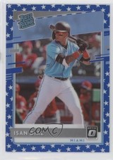 2020 Panini Donruss Optic Spirit of 76 Prizm 12/76 Isan Diaz #48 Rookie RC 5y3