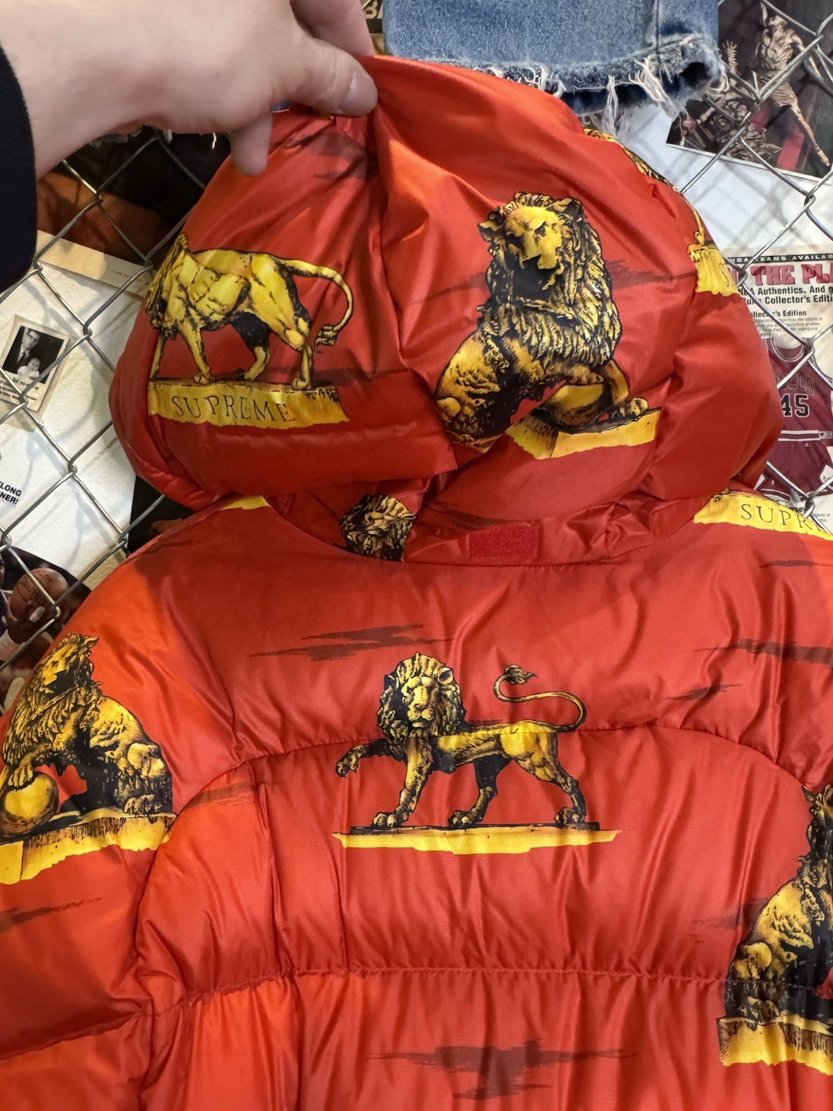 Supreme Featherweight Down Puffer Jacket Lions - … - image 7