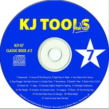 KARAOKE CD G KJ Tools VOL-7 CLASSIC ROCK,DREAM ON,MOON DANCE,RAMBLING MAN,SIGNS