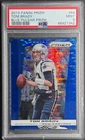 Tom Brady - 2013 Panini Prizm Blue Pulsar Prizm #64 - LOW POP SP - PSA 9