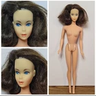 Vtg Mod Era Barbie Nude Doll On Vtg Steffie Face Body Brunette Blue Eyes