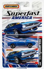 2007 Matchbox Superfast America #11 1970 Plymouth® Cuda JAMAICAN BLUE | FSC