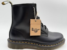 New Dr. Martens ZAVALA COMBT Boots Leather  Men's SZ 7  & Women's SZ 8  in BLACK