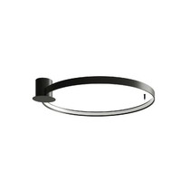 Deckenleuchte Deckenlampe Wohnzimmerleuchte Led Ring Design Schwarz Flurleuchte