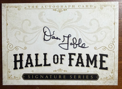 DAN GABLE Autograph SIGNED SIGNATURE CARD OLYMIC WRESTLING LEGEND
