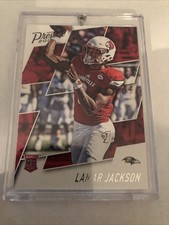 2018 Prestige Lamar Jackson Rookie Card RC #279 Baltimore Ravens. rookie card picture