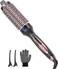Thermal Brush Curling Iron Brushes, 1.5 Inch Heated Round Styling for Blowout, F