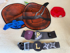 Teenage Mutant Ninja Turtles Mutant Mayhem Costume Raph Size Med and Leo Size L