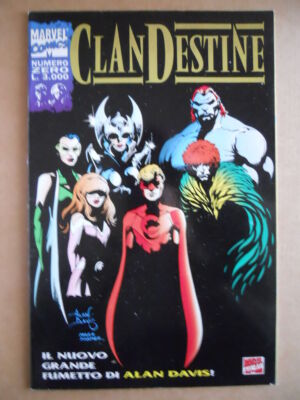 CLANDESTINE - Number Zero Alan Davis Marvel Italy [G475]