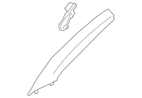 Recubrimiento del pilar del parabrisas para Ford (N/P LJ6Z-7803599-AC)