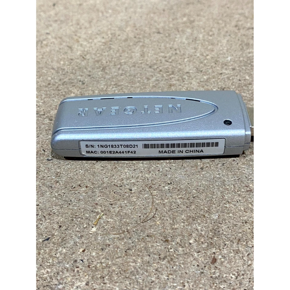 Netgear WG111v3 Wireless-G USB Adapter Silver Wi-Fi Dongle 54 Mbps Plug & Play - Image 2 of 4