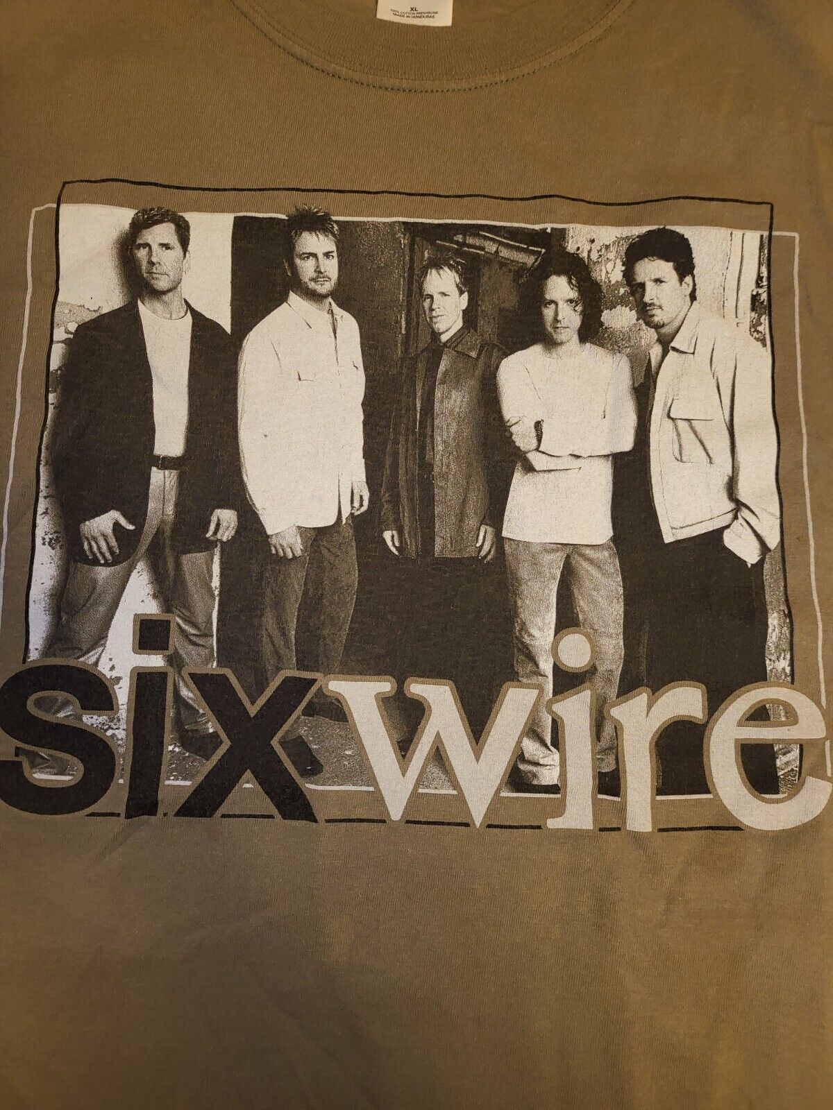 Vintage Six Wire T Shirt Mens Size XL Country Music Tour Autographed y2k 2002 G2