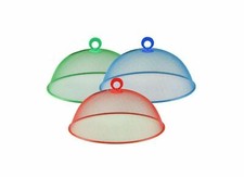 3x 28cm LARGE ROUND DOME METAL MESH FOOD COVER HIGH QUALITY PRODUCT KITCHEN DIL