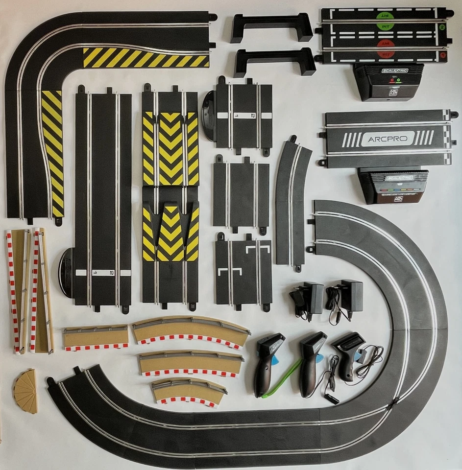 Scalextric Sport 1:32 Schienen Gerade / Kurve / Kreuzung Slotcar Bahn Zubehör