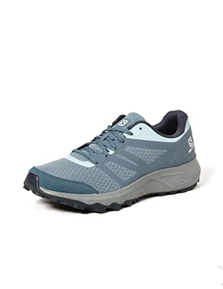 (TG. 44 EU) Salomon Trailster 2 Scarpe da Trail Running, Donna, Grigio (Lead/Sto