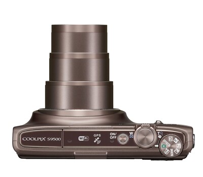 90% new Nikon COOLPIX S9500 18.1MP Compact Digital Camera 22x