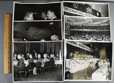 6 B&W 1955 PHOTOS I.A.S. 5th INTERNATIONAL AERONAUTICAL CONFERENCE